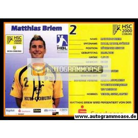 Autogramm Handball | HSC 2000 Coburg | 2007 | Matthias BRIEM