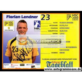 Autogramm Handball | HSC 2000 Coburg | 2007 | Florian LENDNER