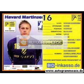 Autogramm Handball | HSC 2000 Coburg | 2007 | Havard MARTINSEN