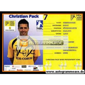 Autogramm Handball | HSC 2000 Coburg | 2007 | Christian PACK