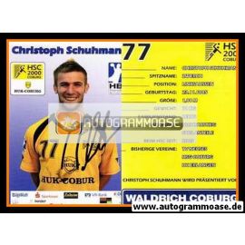 Autogramm Handball | HSC 2000 Coburg | 2007 | Christoph SCHUHMANN