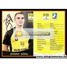 Autogramm Handball | HSC 2000 Coburg | 2009 | Ronny GÖHL