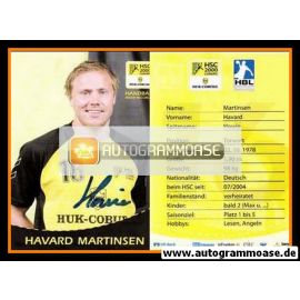 Autogramm Handball | HSC 2000 Coburg | 2009 | Havard MARTINSEN
