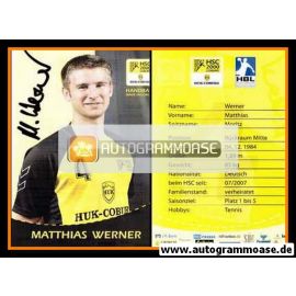 Autogramm Handball | HSC 2000 Coburg | 2009 | Matthias WERNER