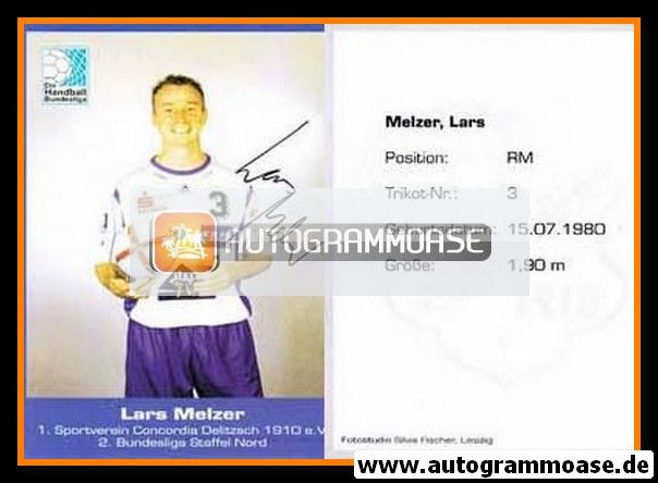 Autogramm Handball | 1. SV Concordia Delitzsch | 2005 | Lars MELZER
