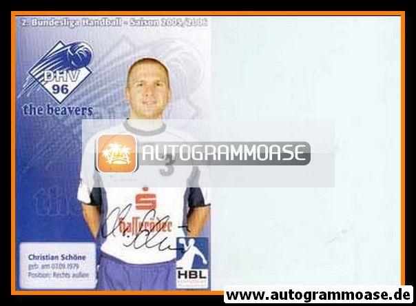 Autogramm Handball | Dessau-Rosslauer HV | 2005 | Christian SCHÖNE