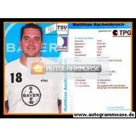 Autogramm Handball | TSV Bayer Dormagen | 2003 | Matthias ASCHENBROICH