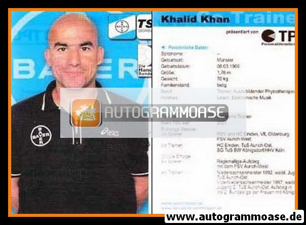 Autogramm Handball | TSV Bayer Dormagen | 2003 | Khalid KHAN