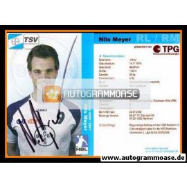 Autogramm Handball | TSV Bayer Dormagen | 2006 | Nils MEYER