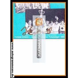 Autogramm Handball | TUSEM Essen | 1991 Pokalsieger + AG Fraatz