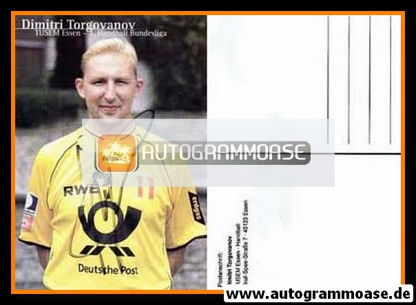 Autogramm Handball | TUSEM Essen | 2000er Post | Dimitri TORGOVANOV