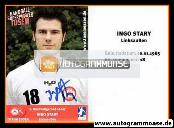 Autogramm Handball | TUSEM Essen | 2006 | Ingo STARY