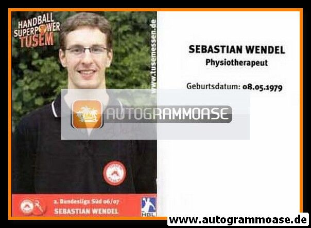 Autogramm Handball | TUSEM Essen | 2006 | Sebastian WENDEL