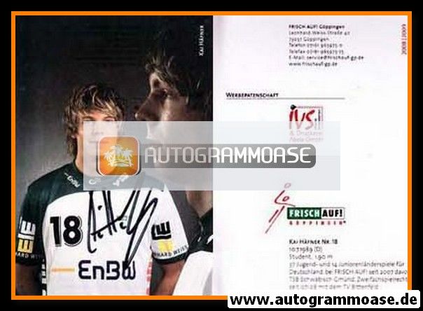 Autogramm Handball | Frisch Auf! Göppingen | 2008 | Kai HÄFNER