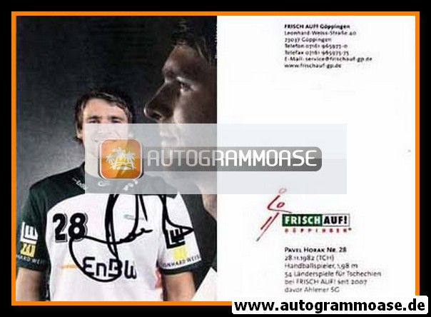 Autogramm Handball | Frisch Auf! Göppingen | 2008 | Pavel HORAK