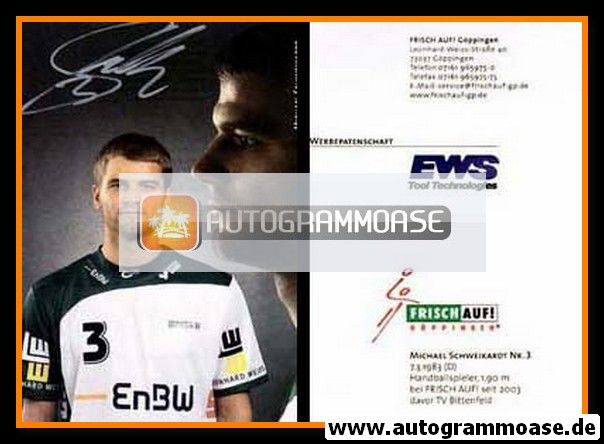 Autogramm Handball | Frisch Auf! Göppingen | 2008 | Michael SCHWEIKARDT