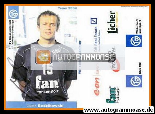 Autogramm Handball | TV Grosswallstadt | 2004 | Jacek BEDZIKOWSKI
