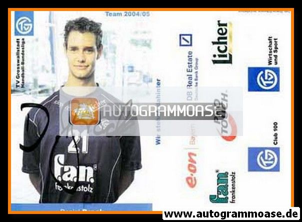 Autogramm Handball | TV Grosswallstadt | 2004 | Daniel BRACK