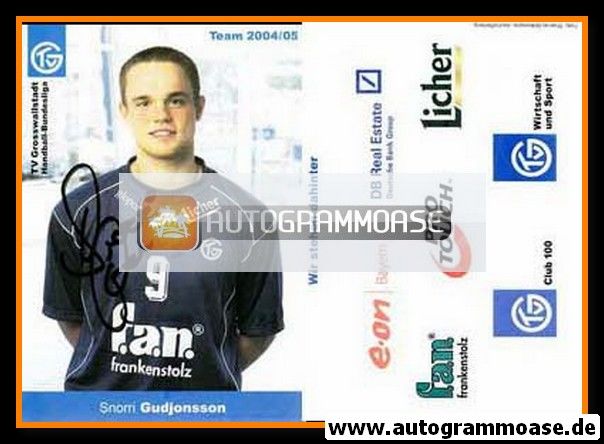 Autogramm Handball | TV Grosswallstadt | 2004 | Snorri GUDJONSSON