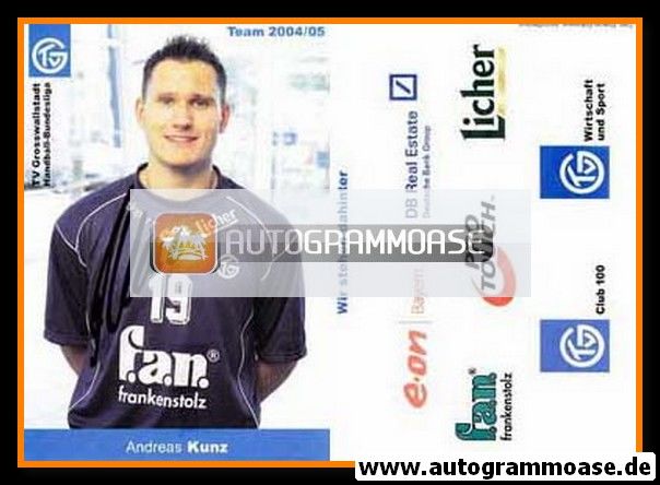 Autogramm Handball | TV Grosswallstadt | 2004 | Andreas KUNZ