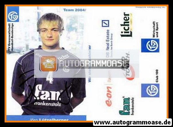 Autogramm Handball | TV Grosswallstadt | 2004 | Carsten LÜTZELBERGER