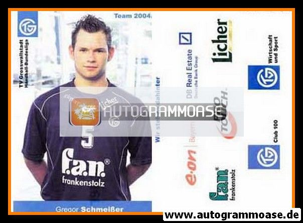 Autogramm Handball | TV Grosswallstadt | 2004 | Gregor SCHMEISSER