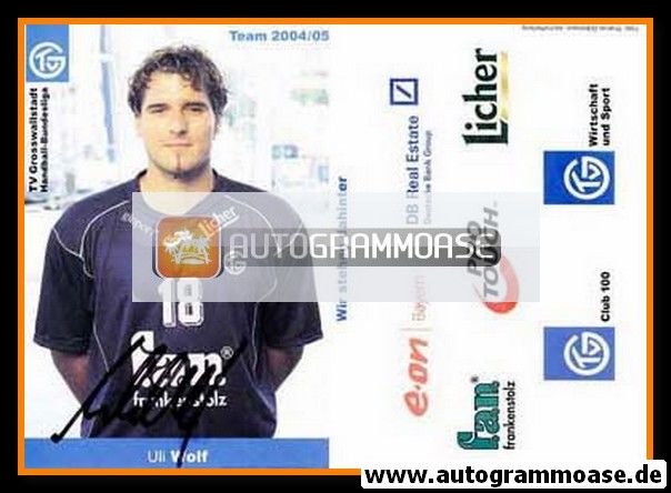 Autogramm Handball | TV Grosswallstadt | 2004 | Uli WOLF