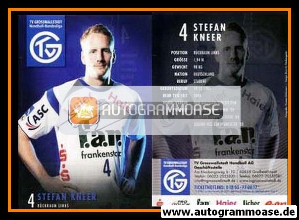Autogramm Handball | TV Grosswallstadt | 2010 | Stefan KNEER