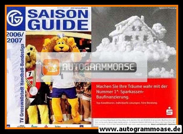 Broschüre Handball | TV Grosswallstadt | 2006 | SEASON GUIDE