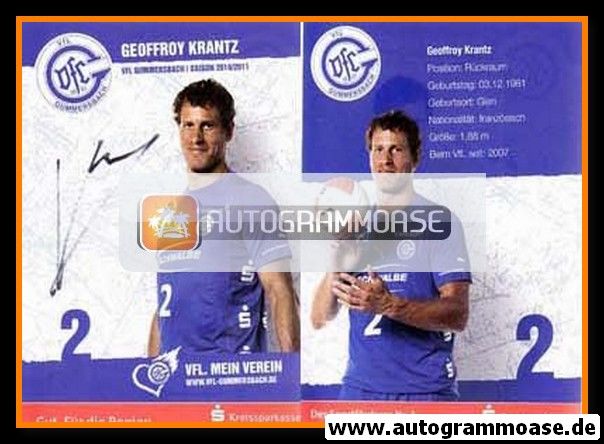Autogramm Handball | VfL Gummersbach | 2010 | Geoffrey KRANTZ