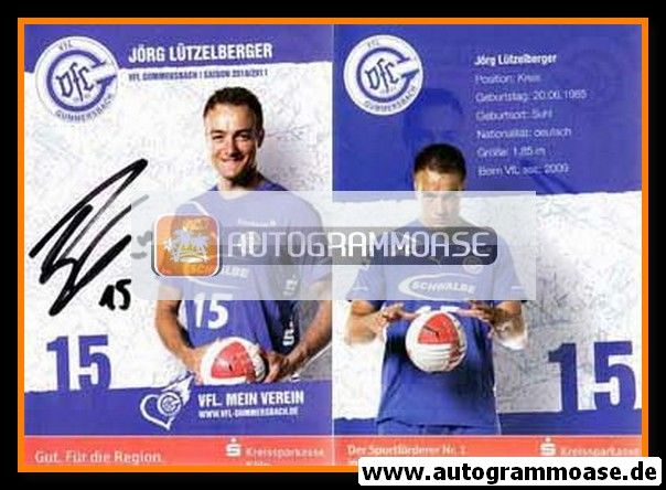 Autogramm Handball | VfL Gummersbach | 2010 | Jörg LÜTZELBERGER