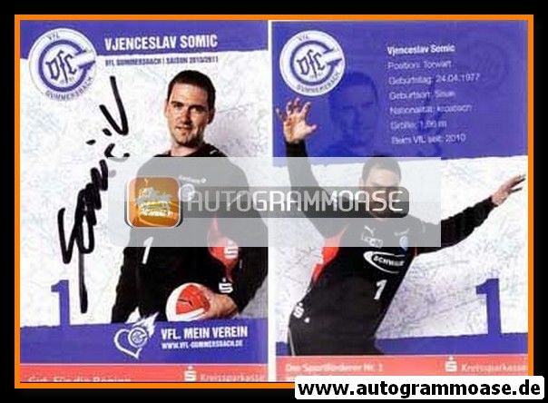 Autogramm Handball | VfL Gummersbach | 2010 | Vjenceslav SOMIC