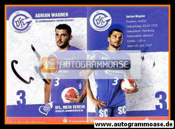 Autogramm Handball | VfL Gummersbach | 2010 | Adrian WAGNER