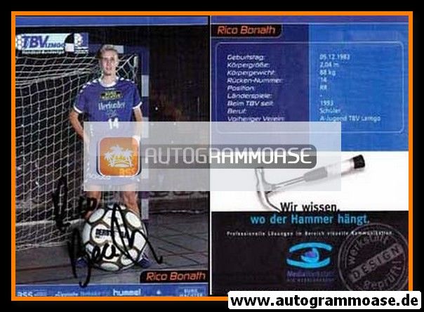 Autogramm Handball | TBV Lemgo | 2003 | Rico BONATH