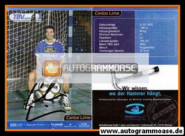 Autogramm Handball | TBV Lemgo | 2003 | Carlos LIMA