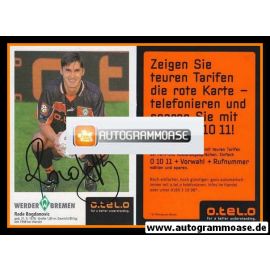 Autogramm Fussball | SV Werder Bremen | 1998 | Rade BOGDANOVIC
