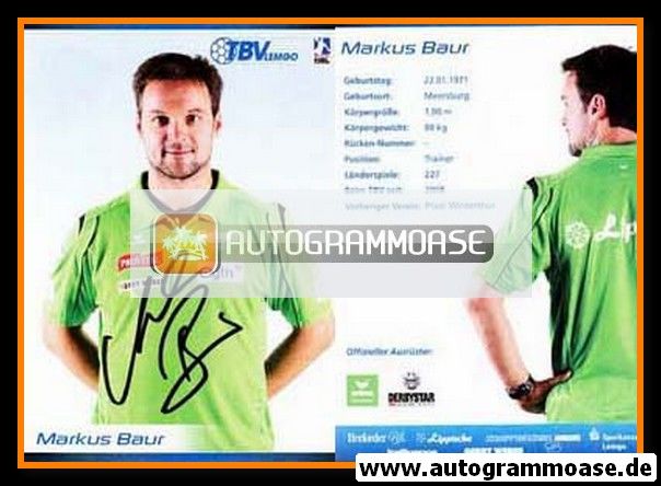 Autogramm Handball | TBV Lemgo | 2008 | Markus BAUR