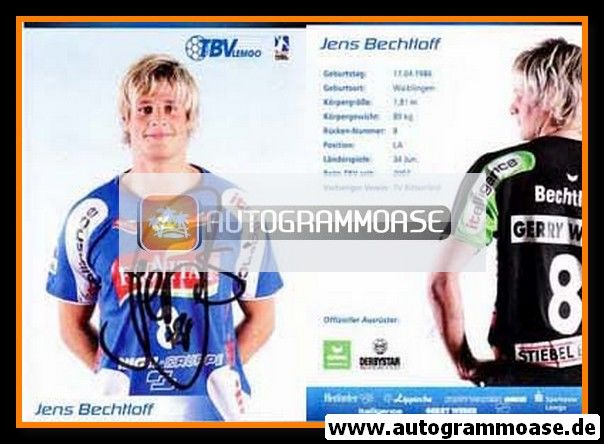 Autogramm Handball | TBV Lemgo | 2008 | Jens BECHTLOFF