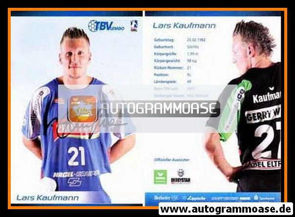 Autogramm Handball | TBV Lemgo | 2008 | Lars KAUFMANN