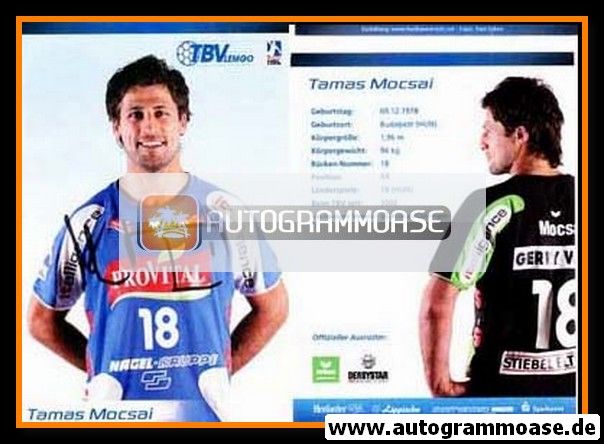 Autogramm Handball | TBV Lemgo | 2008 | Tamas MOCSAI