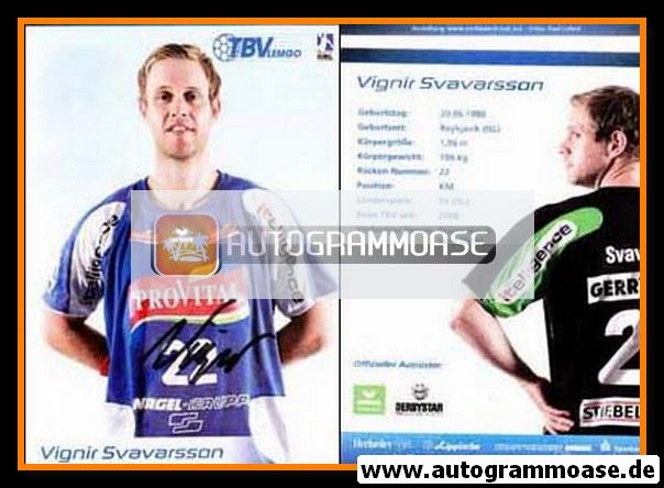 Autogramm Handball | TBV Lemgo | 2008 | Vignir SVAVARSSON