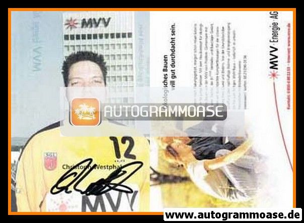 Autogramm Handball | SG Leutershausen | 2000er MVV | Christoph WESTPHAL