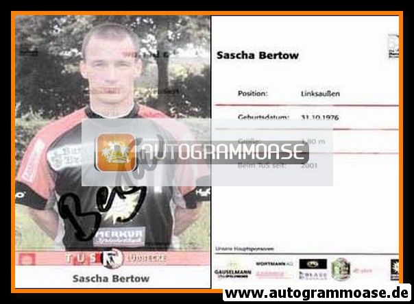 Autogramm Handball | TuS N-Lübbecke | 2000er Merkur | Sascha BERTOW