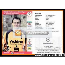 Autogramm Handball | MT Melsungen | 2003 | Harald BIRK