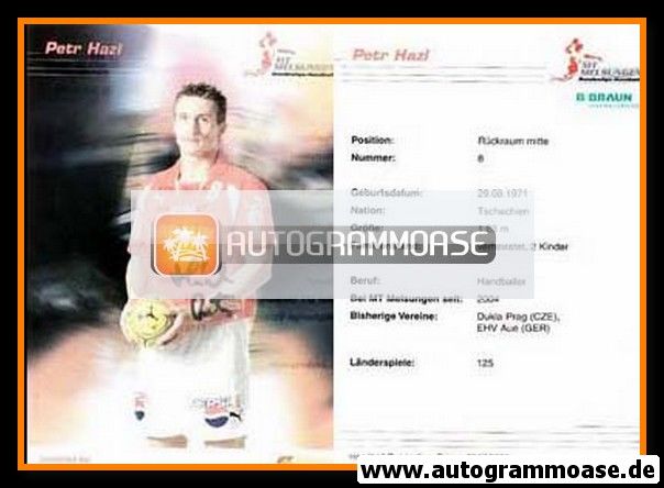 Autogramm Handball | MT Melsungen | 2007 | Petr HAZL