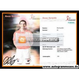 Autogramm Handball | MT Melsungen | 2007 | Savas KARIPIDIS