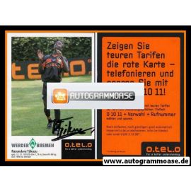 Autogramm Fussball | SV Werder Bremen | 1998 | Razundara TJIKUZU