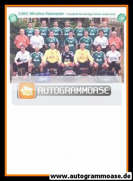 Mannschaftskarte Handball | GWD Minden | 2004 