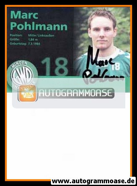 Autogramm Handball | GWD Minden | 2004 | Marc POHLMANN