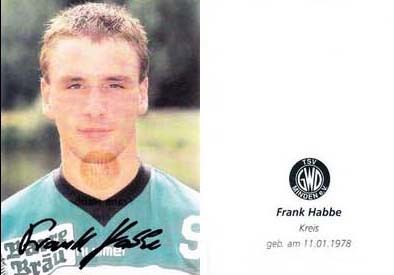 Autogramm Handball | GWD Minden | 2000 | Frank HABBE